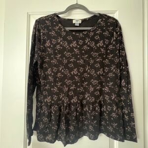 Babydoll long sleeve